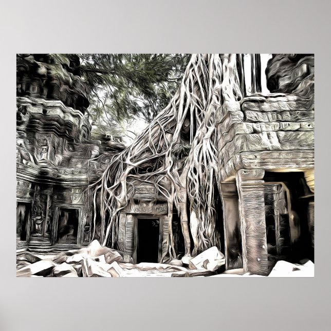TEMPLO EM ANGKOR  TEMPLE AT ANGKOR POSTER (Front)
