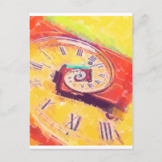 Tempo contínuo postcard