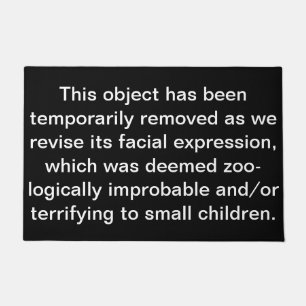 Temporarily Removed Object Doormat