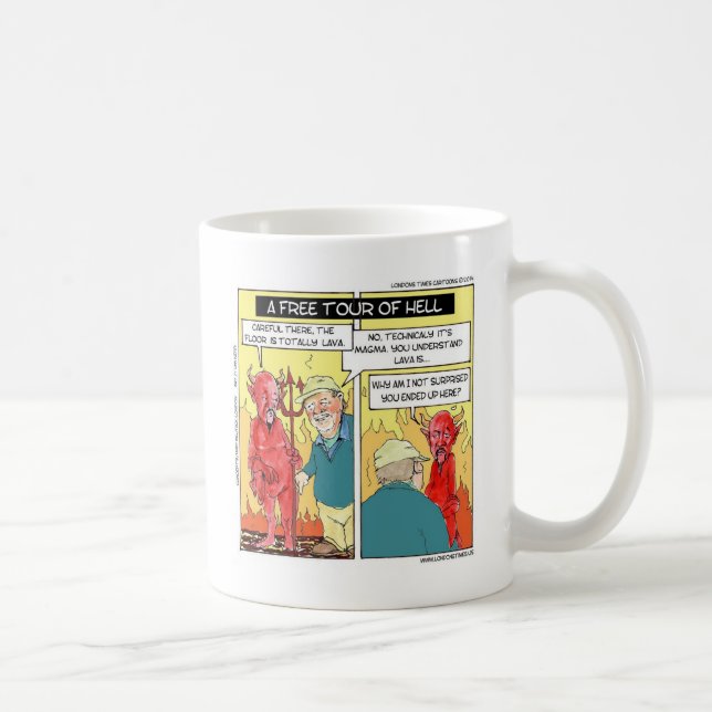 Temporary Hell Funny Coffee Mug (Right)