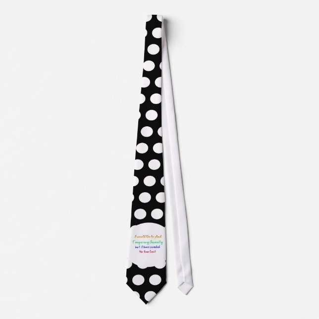 Temporary Insanity Tie (Front)