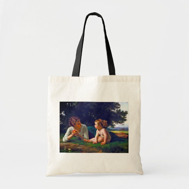Temptation, Bouguereau Tote Bag (Front)
