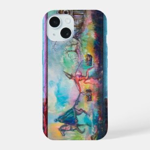 TEMPTATION Dark Knight and Devil's Treasure ,Blue iPhone 15 Case