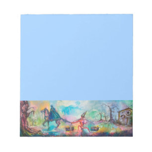 TEMPTATION Dark Knight and Devil's Treasure ,Blue Notepad