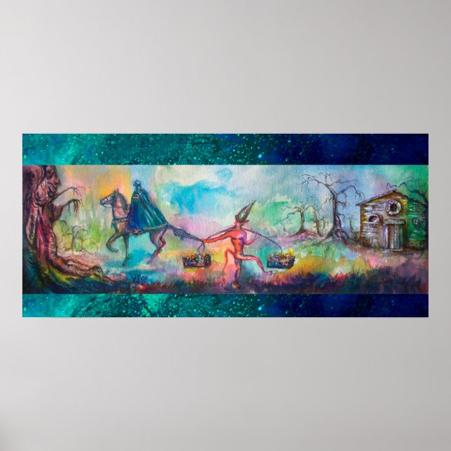 TEMPTATION Dark Knight and Devil's Treasure ,Blue Poster (Front)