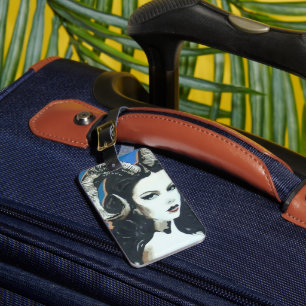 'Temptation in the Magick' Painting on a  Luggage Tag