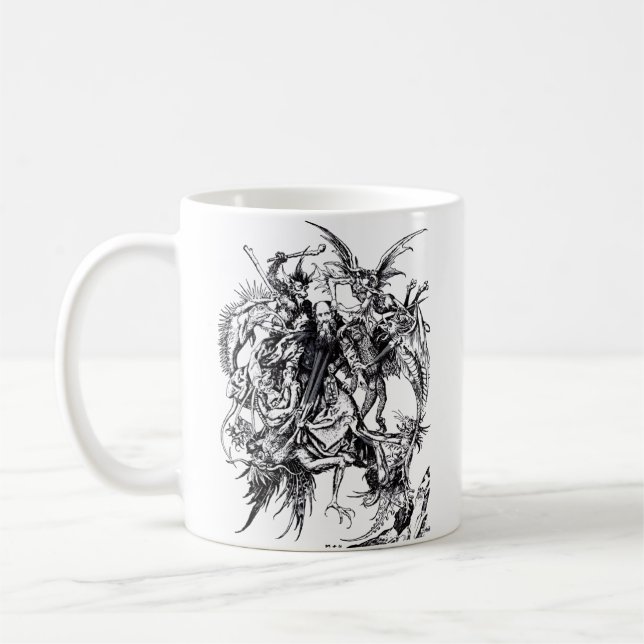 Temptation of Saint Anthony the Great Coffee Mug (Left)