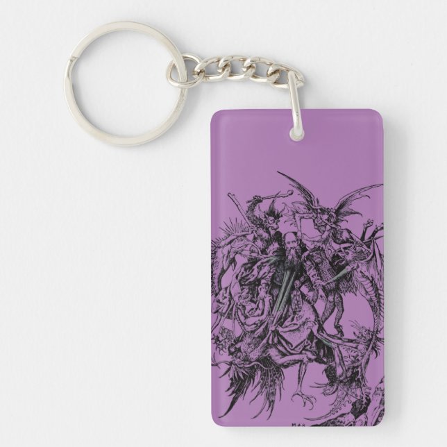 Temptation of Saint Anthony the Great Key Ring (Front)