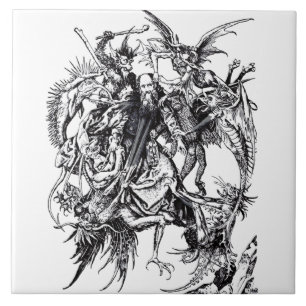 Temptation of Saint Anthony the Great Tile