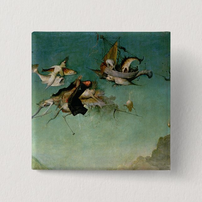Temptation of St.Anthony 15 Cm Square Badge (Front)