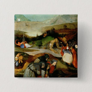 Temptation of St. Anthony 15 Cm Square Badge