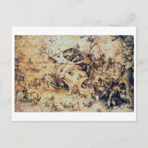 Temptation of St. Antony the Great, Pieter Bruegel Postcard
