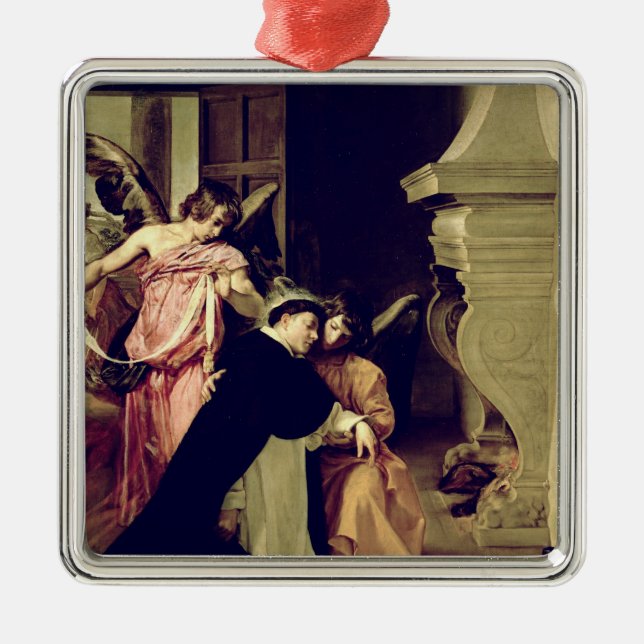 Temptation of St.Thomas Aquinas Metal Tree Decoration (Front)