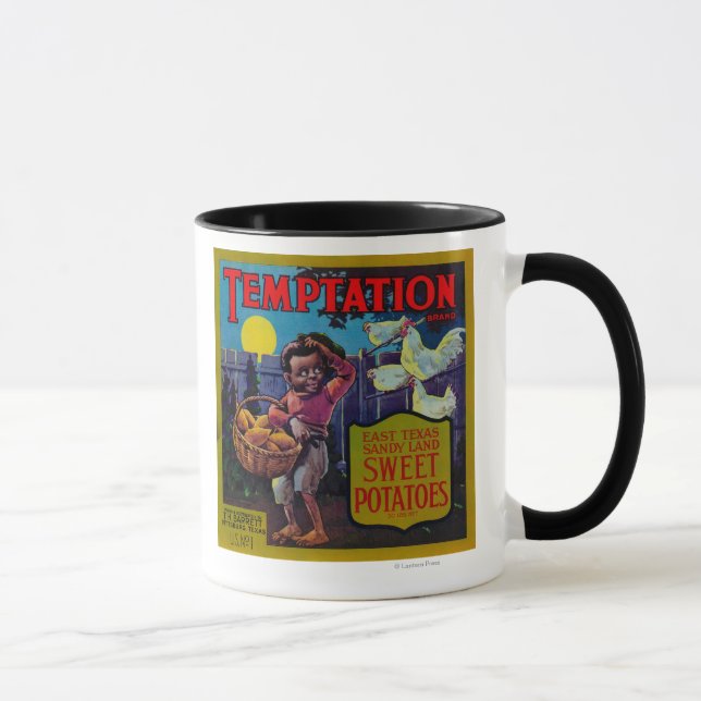 Temptation Yam LabelPittsburg, TX Mug (Right)