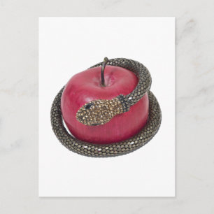 TemptationAppleSnake112311 Postcard