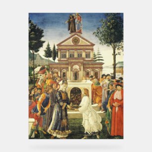 Temptations of Christ by Sandro Botticelli Acrylic Sign