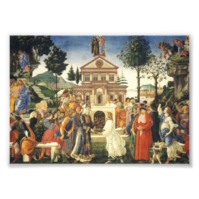 Temptations of Christ by Sandro Botticelli Photo Print (Front)