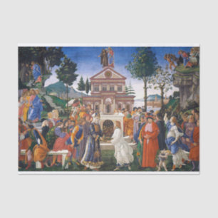 Temptations of Christ, Sandro Botticelli Tissue Paper
