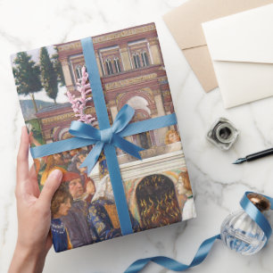 Temptations of Christ, Sandro Botticelli Wrapping Paper