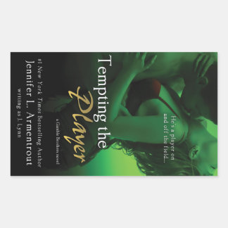 Tempting the Player by Jennifer L. Armentrout Rectangular Sticker