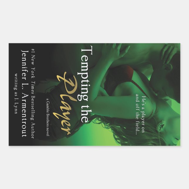 Tempting the Player by Jennifer L. Armentrout Rectangular Sticker (Front)