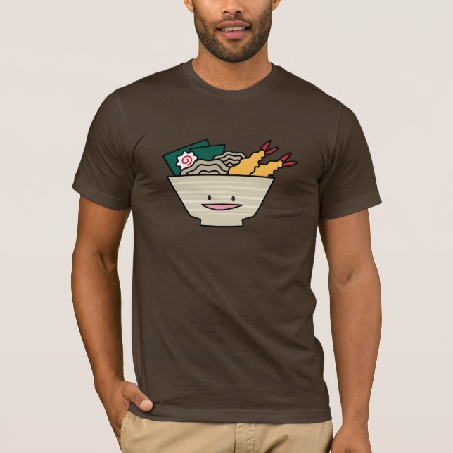 Tempura ramen bowl nori shrimp Japanese noodles T-Shirt (Front)