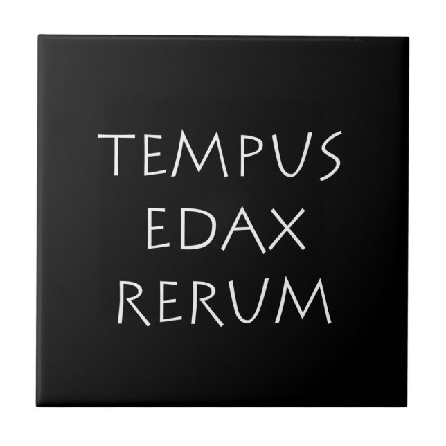 Tempus edax rerum tile (Front)