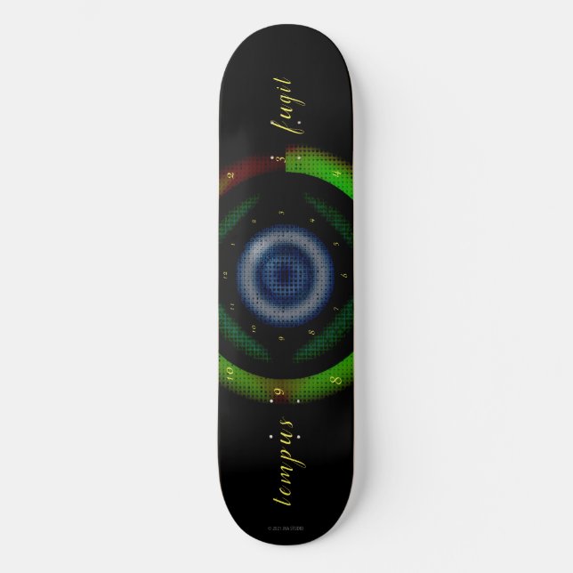 Tempus Fugit Skateboard (Front)