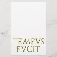 Tempus Fugit Stationery