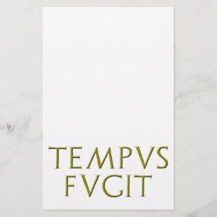 Tempus Fugit Stationery
