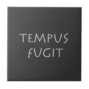 Tempus fugit tile