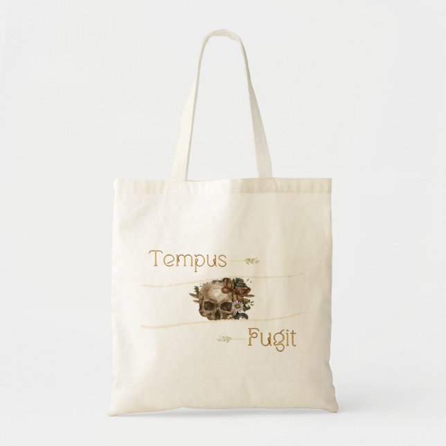 Tempus fugit tote bag (Front)
