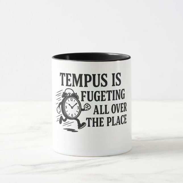 Tempus is Fugeting Mug (Center)
