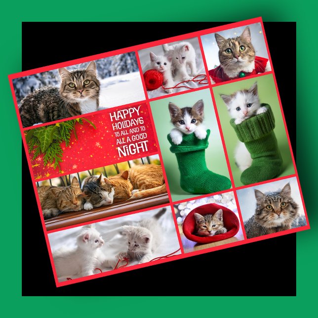 Ten Cats Collage Wrapping Paper (Creator Uploaded)