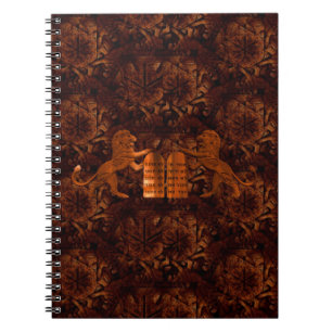 Ten Commandments and Lions Notebook
