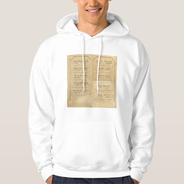 Ten Commandments Hoodie (Front)