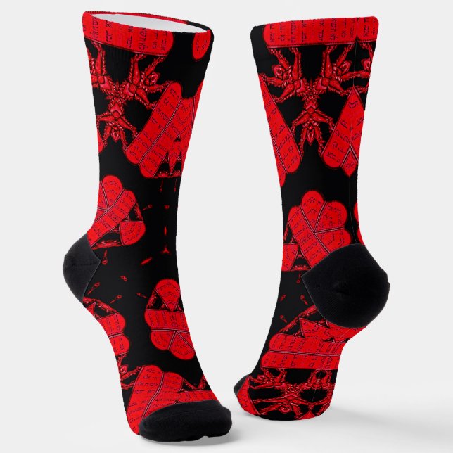 ten commandments socks (Angled)