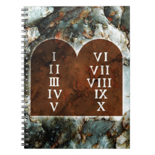 Ten Commandments Spiral Notebook