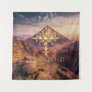 Ten Commandments Tapestry