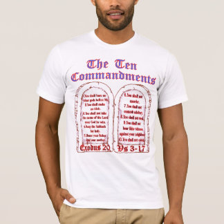 Ten Commandments Unisex Custom Graphics T-shirt