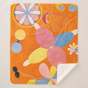 Ten Largest, No. 4, Youth Hilma af Klint Sherpa Blanket