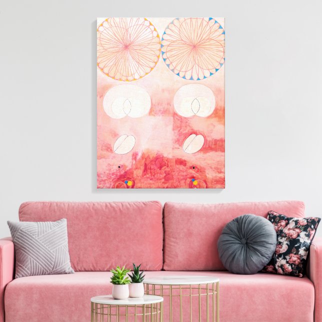 Ten Largest, No. 9, Old Age | Hilma af Klint | Canvas Print (Insitu(LivingRoom))