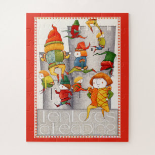 TEN LORDS A LEAPING 16x20 Big Pieces Puzzle 