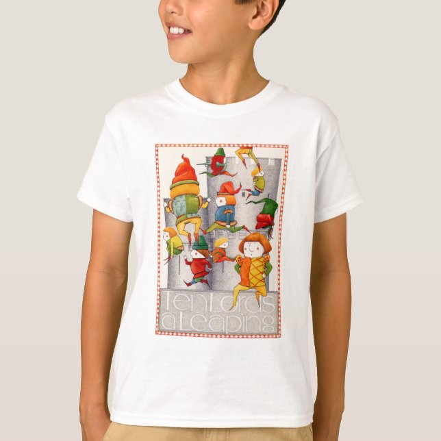 TEN LORDS A LEAPING Boys' T-shirt (Front)