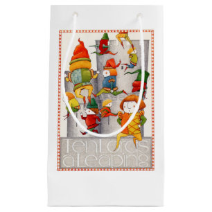 TEN LORDS A LEAPING Small Gift Bag