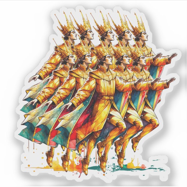 Ten Lords a-Leaping | Twelve Days of Christmas (Front)