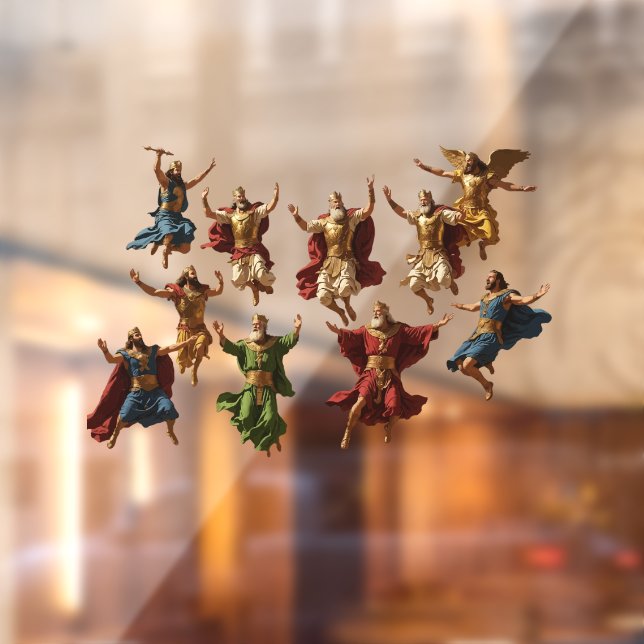 Ten Lords Leaping The Ten Commandments Vector  (Sheet 2)