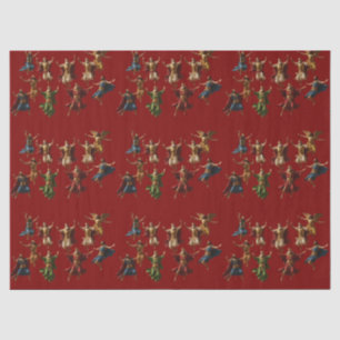 Ten Lords Leaping The Ten Commandments Vector Tissue Paper