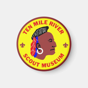 Ten Mile River Scout Museum Logo Magnet Small