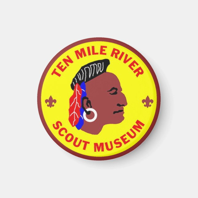 Ten Mile River Scout Museum Logo Magnet Small (Front)